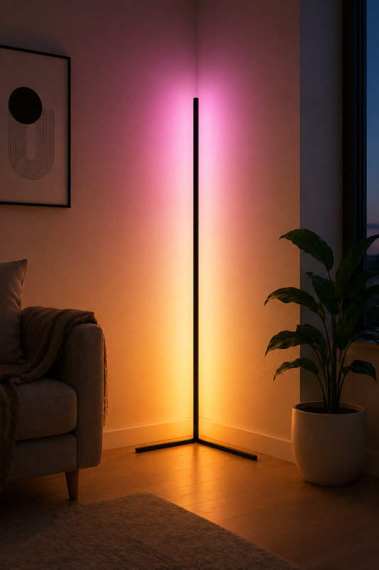RGB Stehlampe – modernes Ambient Licht